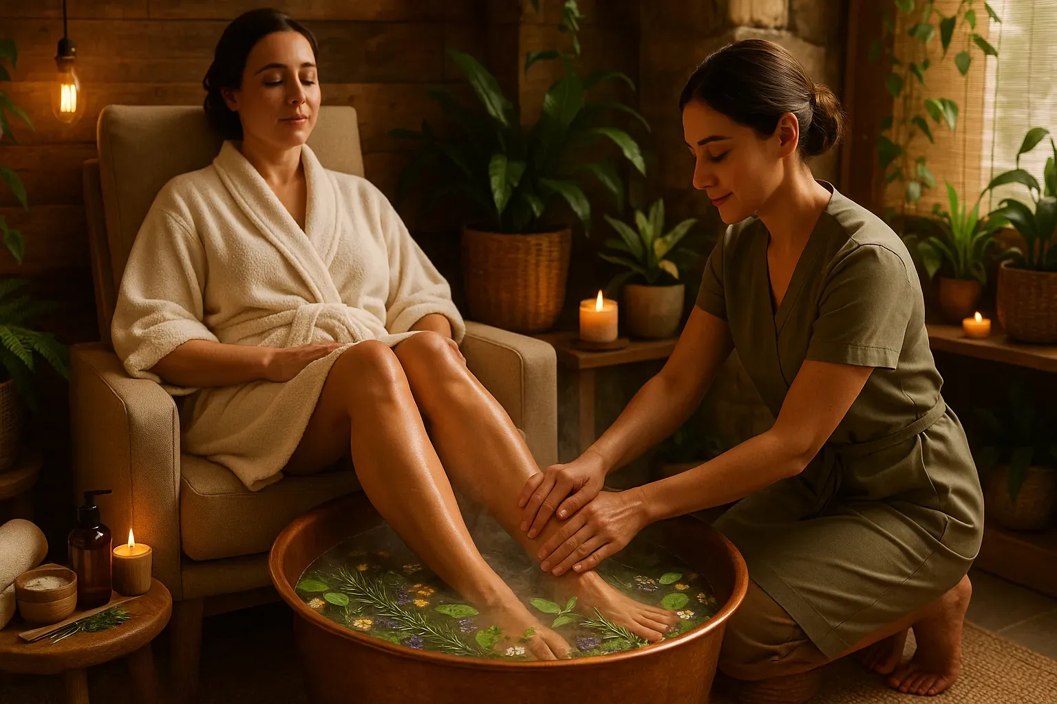 Masaje Piernas Cansadas